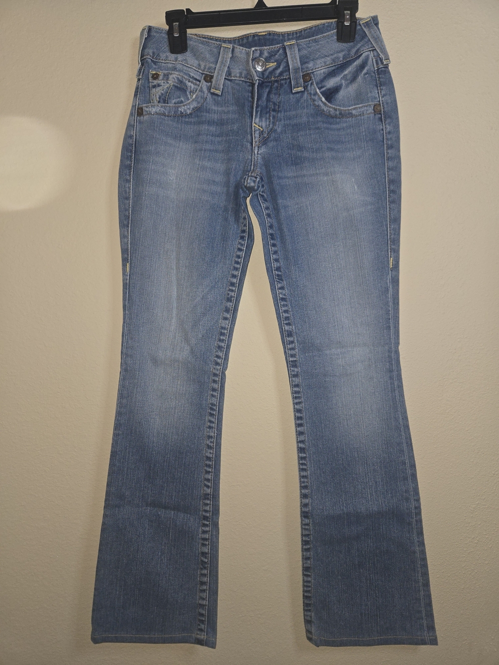 True Religion Light Blue Boot Cut Jeans